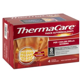 Thermacare Fascia Autoriscaldante a Calore Terapeutico Schiena 4 Pezzi