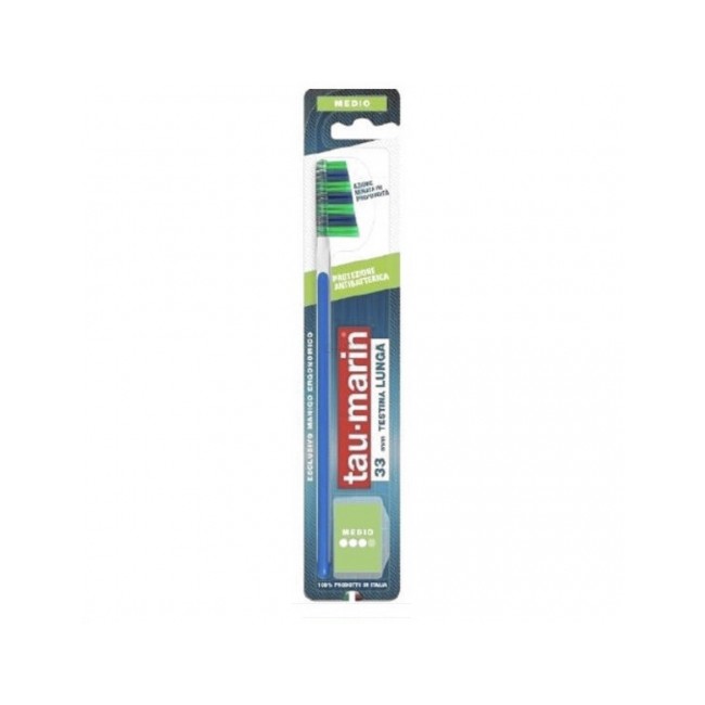 Tau-Marin Spazzolino Scalare 33 Medio con Antibatterico Tau-Marin Spazzolino Scalare 33 Medio con Antibatterico