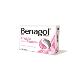 Benagol Gusto Fragola Senza Zucchero 16 Pastiglie