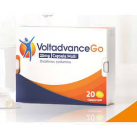 Voltadvancego capsule molli 25 mg capsule molli 20 capsule in blister pvc/pe/pvdc/al