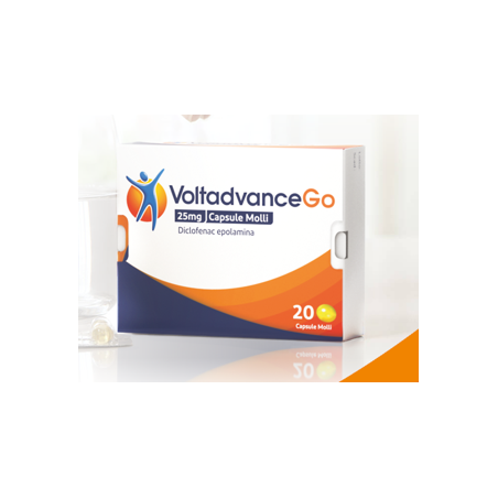 Voltadvancego capsule molli 25 mg capsule molli 20 capsule in blister pvc/pe/pvdc/al Voltadvancego capsule molli 25 mg capsule molli 20 capsule in blister pvc/pe/pvdc/al