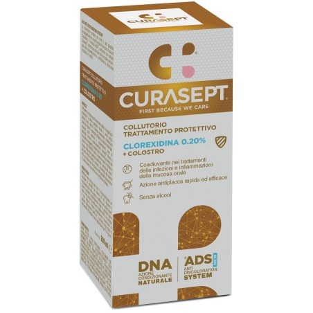 Curasept collutorio ads dna trattamento protettivo 200 ml Curasept collutorio ads dna trattamento protettivo 200 ml