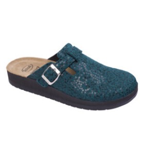 Calzatura janice felt+sequins woman emerald 39