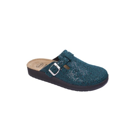 Calzatura janice felt+sequins woman emerald 39