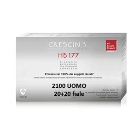 Crescina Isole Follicolari HB 177 Uomo - Trattamento Completo Ri-Crescita e Anti-Caduta - 40 Fiale da 3,5 ml