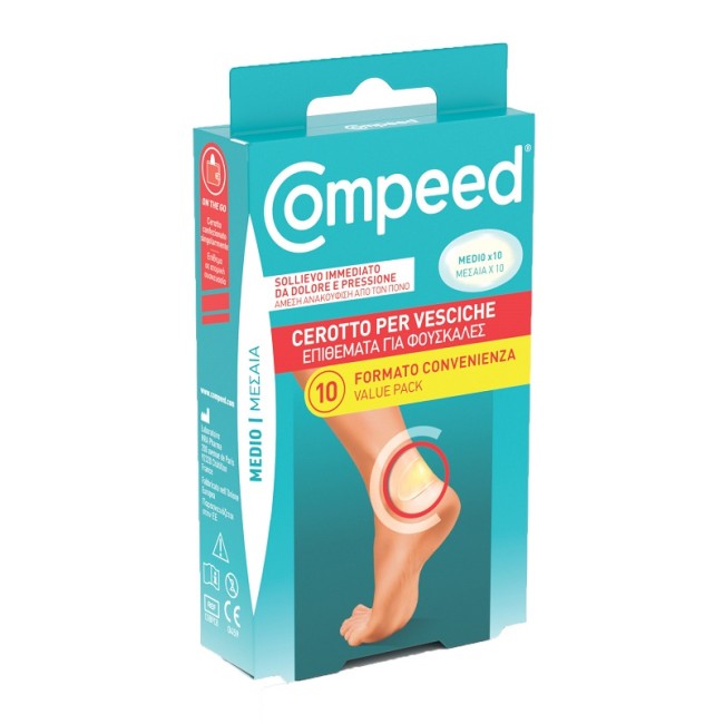 Compeed Cerotti Per Vesciche Medio 10 pezzi