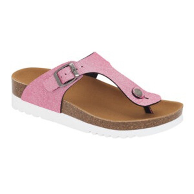 Calzatura greeny flip-flop 2.0 recycled pet 4 woman fuchsia tecnologia bioprint materiale pet riciclato fodera tomaia feltro ric