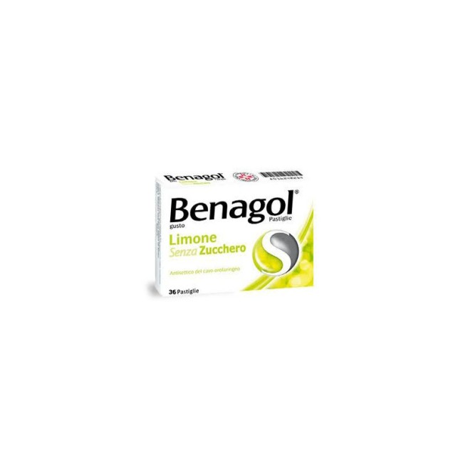 Benagol pastiglie pastiglie gusto limone senza zucchero 36 pastiglie in blister pvc-pvdc/al