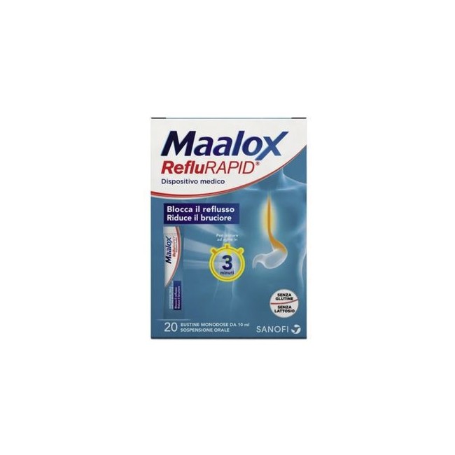 Maalox Reflurapid 20 bustine da 10 ml
