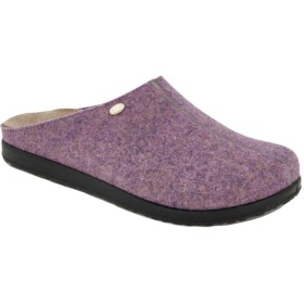 Calzatura elisa wool w lilac tomaia lana fodera tomaia sfoderato sottopiede pelle scamosciata suola pu fitting g 36