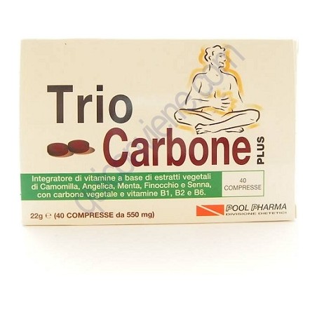 Triocarbone plus 40 compresse Triocarbone plus 40 compresse