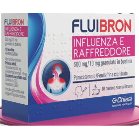 Fluibron Influenza e Raffreddore 600mg 10 Bustine