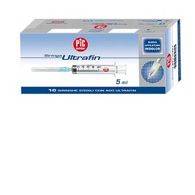 Siringa pic sterile monouso capacita' 2,5ml con ago gauge14 10 pezzi