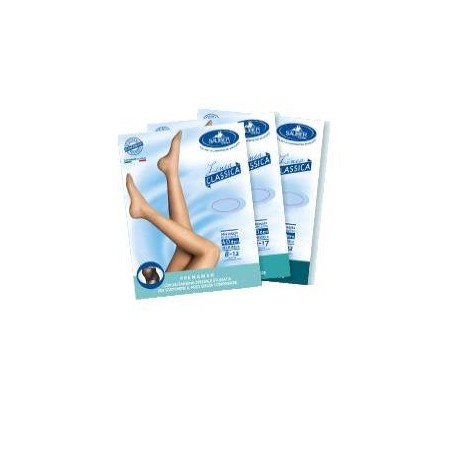 Sauber Collant Premaman 140 Denari Maglia Microrete Nero 3 Linea Classica