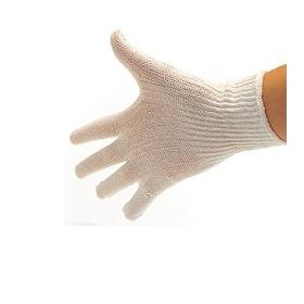 Guanto cotone bianco 7
