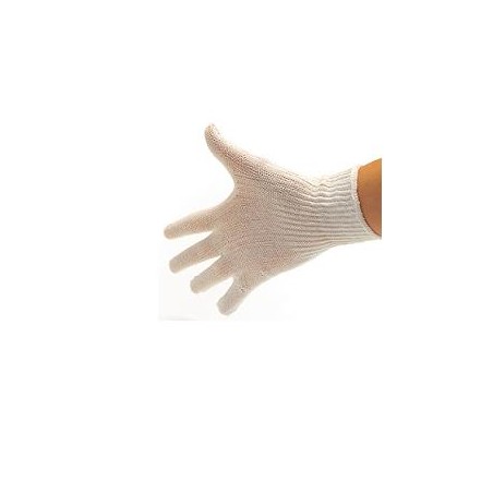 Guanto cotone bianco 8