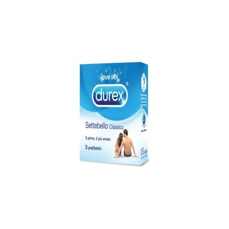 Durex settebello classico profilattici - confezione da 6 pezzi