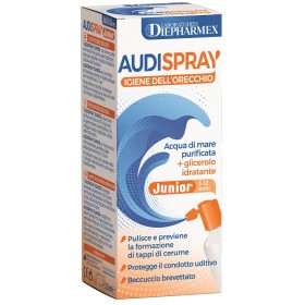 Audispray Junior Soluzione di Acqua di Mare Ipertonica Spray No Gas Igiene Orecchio 25ml