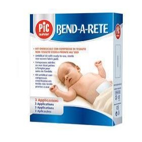 Pic bende a rete kit ombelicale 3 bende+3compresse
