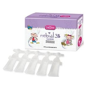 Nebial Flaconcini Soluzione Salina Ipertonica Di Sodio Cloruro Al 3% Con Acido Ialuronico 20x5 Ml