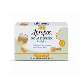 Apropos Gola Defens Miele e Limone 20 Pastiglie
