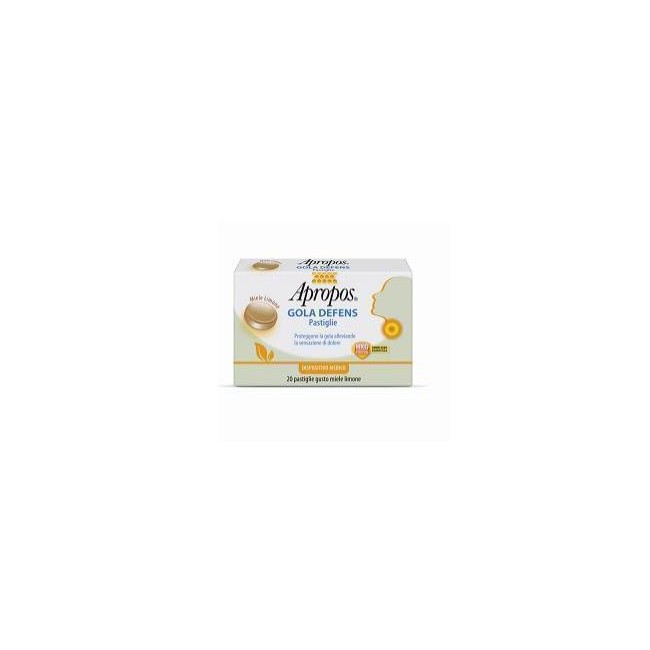 Apropos Gola Defens Miele e Limone 20 Pastiglie