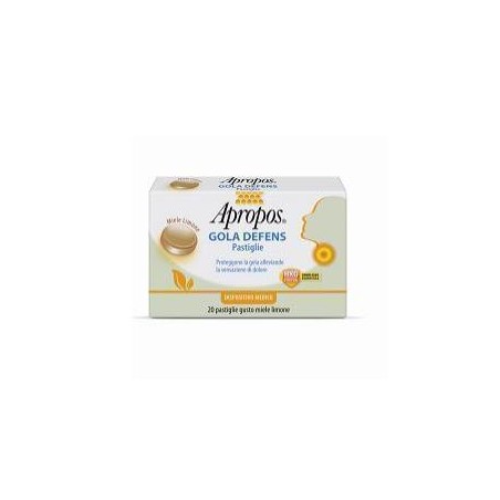 Apropos Gola Defens Miele e Limone 20 Pastiglie