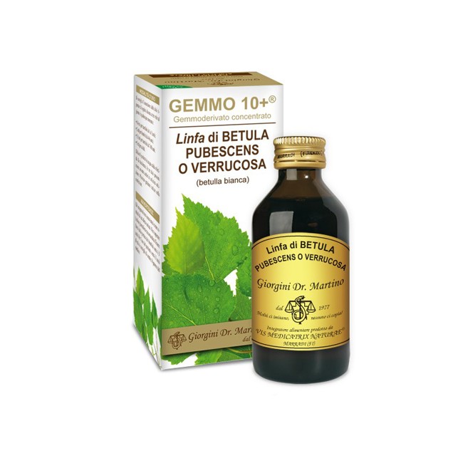 Gemmo 10+ Betulla B Linfa 100 Ml Liquido Analcolico