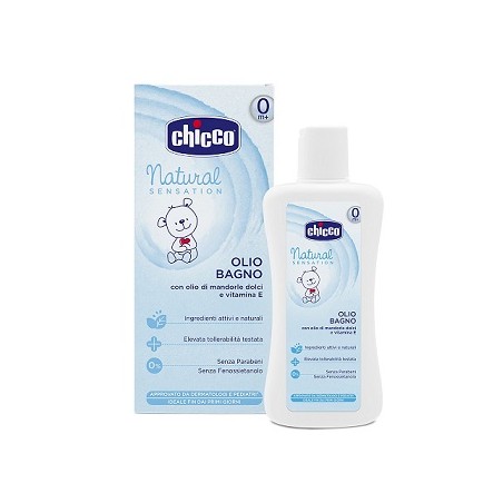 Chicco olio bagno natural sensation 200 ml Chicco olio bagno natural sensation 200 ml