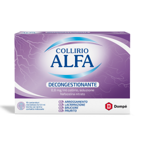 Collirio Alfa Decongestionante 0,8mg/ml Collirio Soluzione 10 Contenitori Monodose 0,3ml