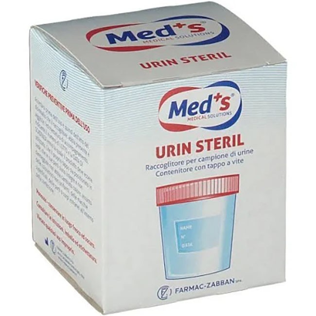 Contenitore meds urina sterile sottovuoto 120 ml Contenitore meds urina sterile sottovuoto 120 ml