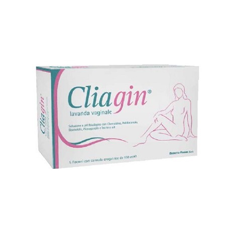 Lavanda vaginale cliagin 150ml 5 pezzi Lavanda vaginale cliagin 150ml 5 pezzi