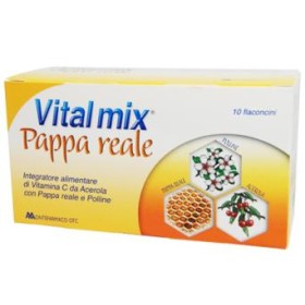Vitalmix Pappa Reale Integratore Alimentare a Base di Pappa Reale 10 Flaconcini