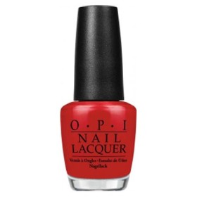 Opi nail lacquer a70 red hot rio