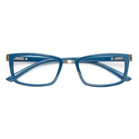 Occhiale da lettura premontato twins platinum lugano blu +1,00