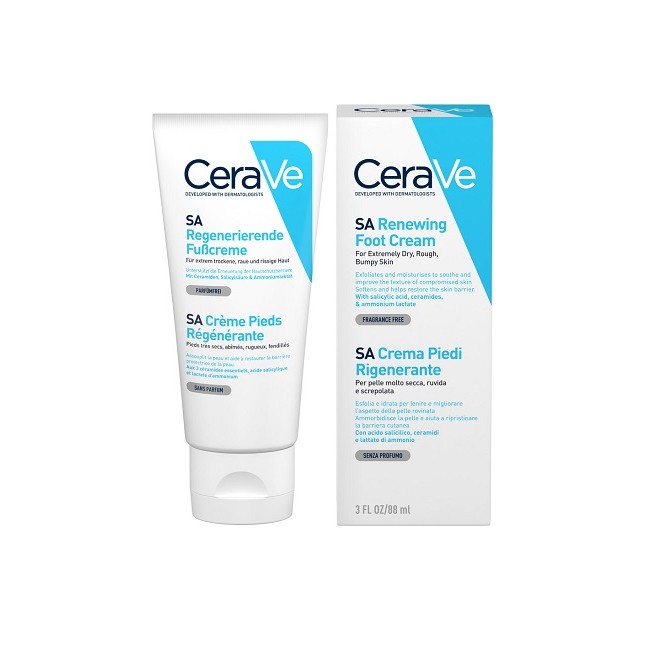 CeraVe SA Crema rigenerante per i piedi 88 ml
