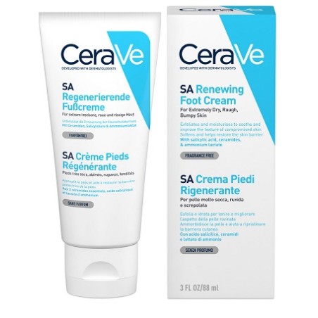 CeraVe SA Crema rigenerante per i piedi 88 ml