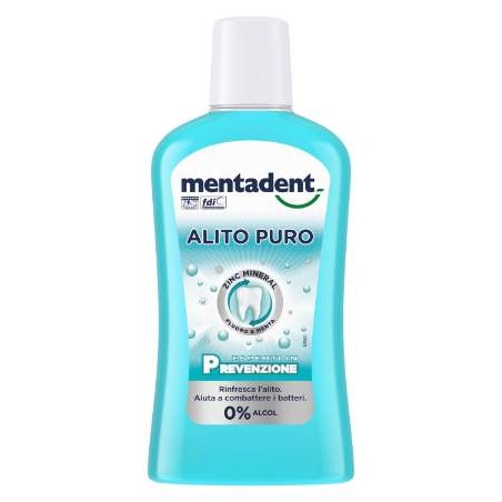 Mentadent Collutorio Alito Puro 500 ml Mentadent Collutorio Alito Puro 500 ml