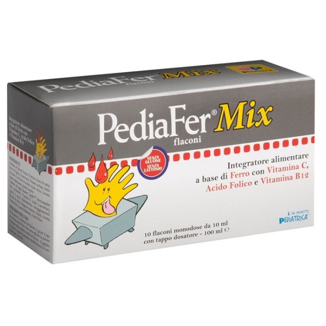Pediafer mix 10 flaconi da 10 ml Pediafer mix 10 flaconi da 10 ml