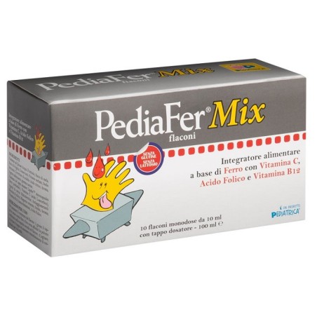 Pediafer mix 10 flaconi da 10 ml Pediafer mix 10 flaconi da 10 ml