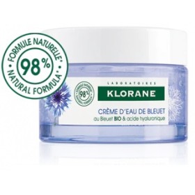 Klorane Gel Crema Risveglio Fresco Fiordaliso Bio Acido Ialuronico 50 ml