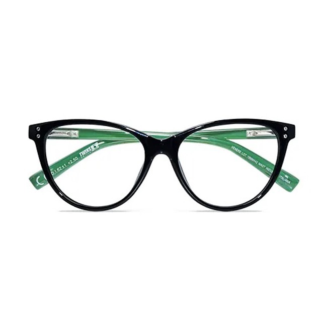 Occhiale da lettura premontato twins platinum ven nero +3,00