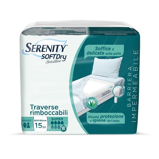 Serenity Soft Dry Sensitive Traversa 80x180 15 pezzi