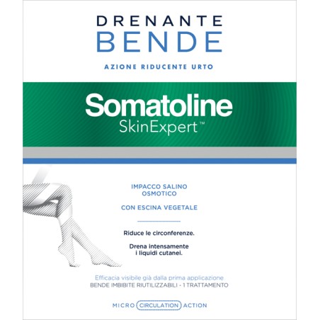 Somatoline Skin Expert Bende Snellenti Drenanti Kit Ricarica