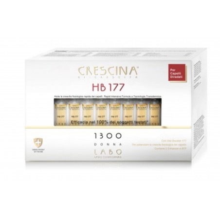 Crescina Ri Crescita hb177 1300 donna 40 fiale 3,5 ml Crescina Ri Crescita hb177 1300 donna 40 fiale 3,5 ml