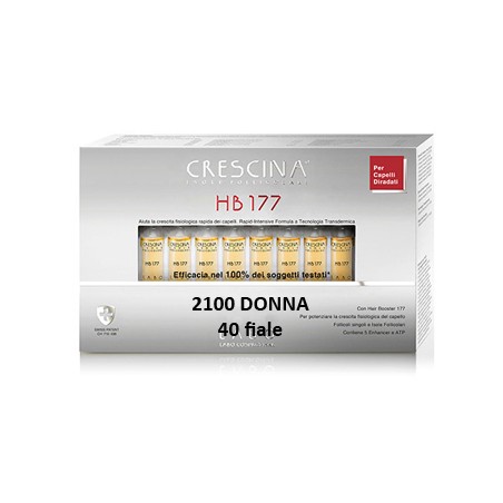 Crescina Isole Follicolari hb177 2100 Donna 40 fiale 3,5 ml Crescina Isole Follicolari hb177 2100 Donna 40 fiale 3,5 ml