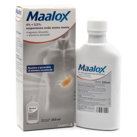 Maalox  Aroma Menta 4% + 3,5% 250 ml