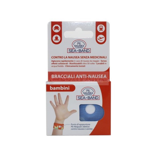 P6 Nausea Control Bracciale anti-nausea per bambini 1 pezzo