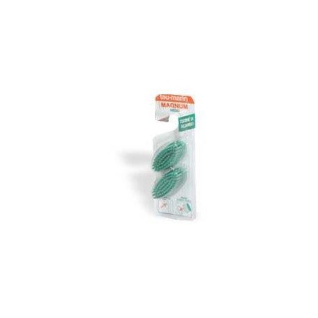 Tau-Marin Testine di Ricambio per Spazzolino Magnum Setole Medie 2pz