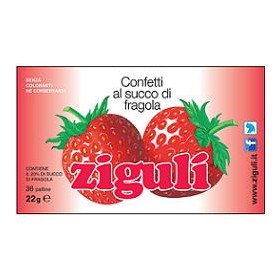 Zigulì Fragola 36 Palline al succo di fragola